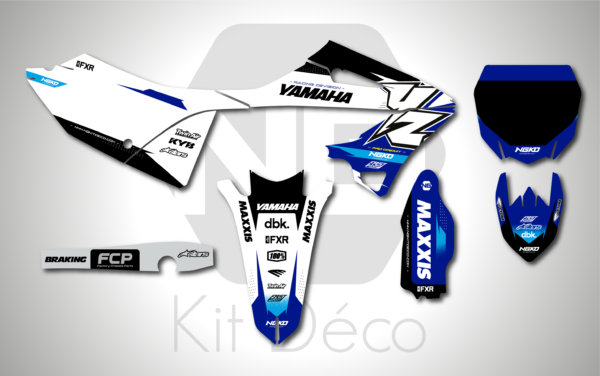 kit déco 125 250 yz yamaha 2022 2023 2024 2025 motocross ng col series mx decals stickers graphics autocollant adhesifs_Plan de travail 1