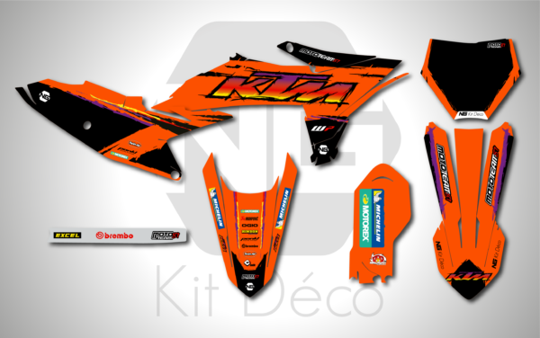kit déco 85 sx 2025 2026 ktm motocross mt81 olds ng decals stickers mx graphcis autocollant adhesifs_Plan de travail 1