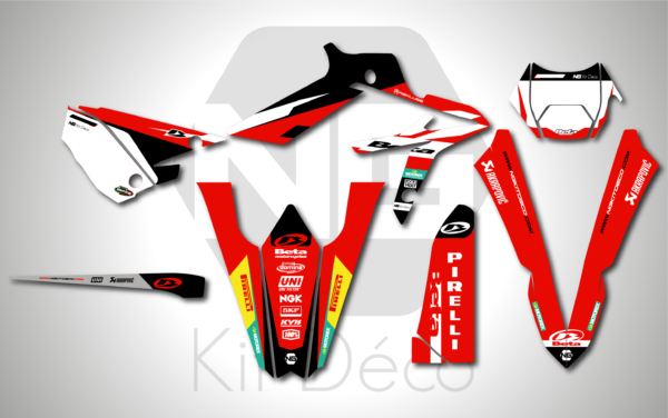 kit déco beta xtrainer 250 300 2020 2021 2022 enduro ng kit déco decals stickers graphics autocollant adhesifs fab series_Plan de travail 1