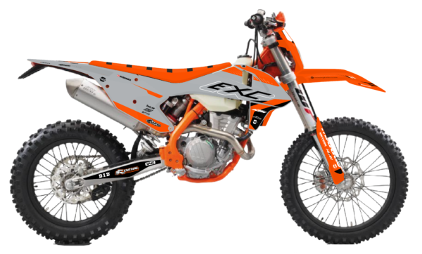 kit déco ktm 125 250 300 350 450 500 exc excf tpi xcw 2017 2018 2019 enduro ng bionic séries decals stickers graphics autocollant adhesifs visuel_Plan de travail 1