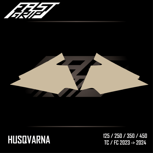 fast grip husqvarna 125 250 350 450 tc fc 2023 2024 protection ouies de radiateur soft grip_Plan de travail 1