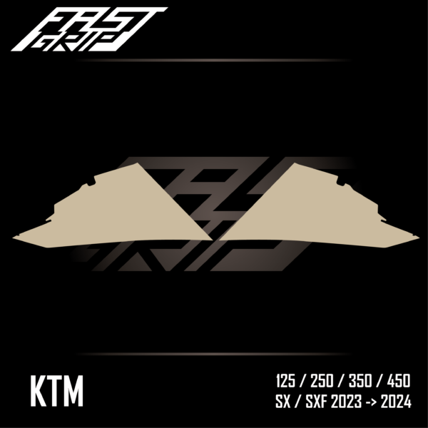 fast grip ktm 125 250 350 450 sx sxf 2023 2024 protection ouies de radiateur soft grip_Plan de travail 1