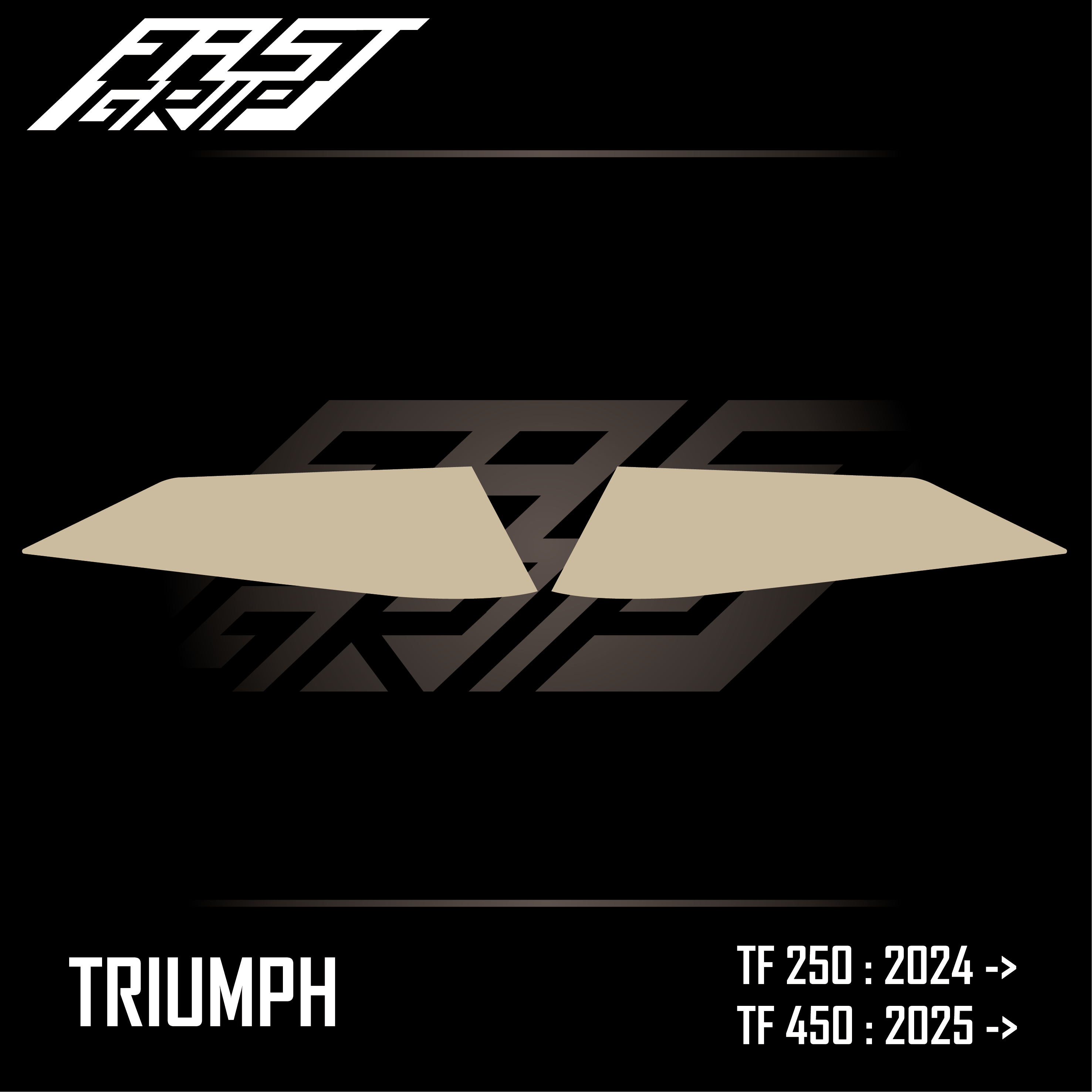 grip protection ouies de radiateur triumph tf 250 450 x 2024 2025 2026 soft fast grip motocross_Plan de travail 1