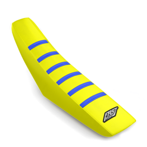 housse de selle sherco 125 250 300 350 450 500 se sef 2025 2026 2027 jaune fluo bleue fast grip antidérapant seat cover