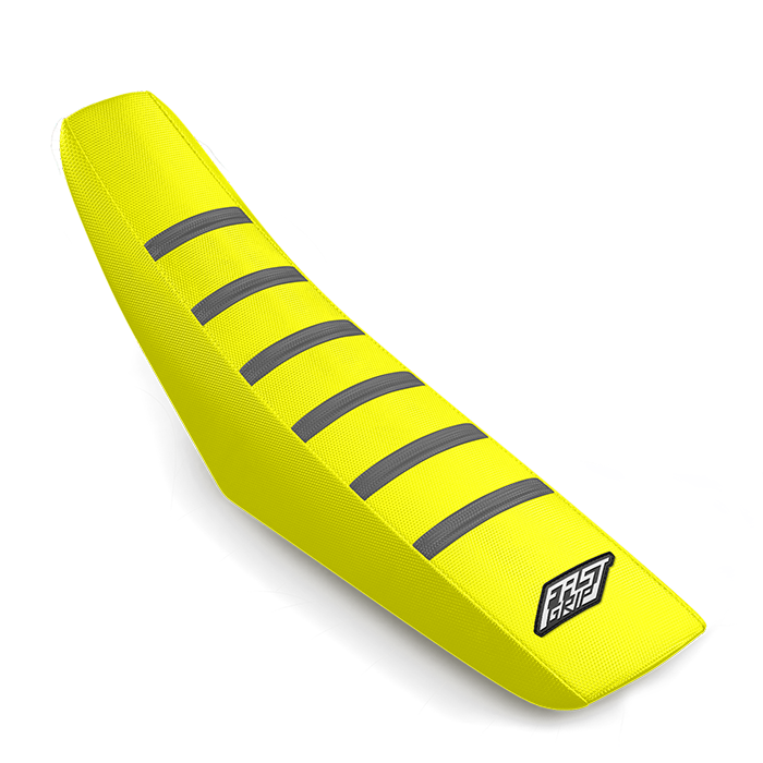 housse de selle sherco 125 250 300 350 450 500 se sef 2025 2026 2027 jaune fluo grise fast grip antidérapant seat cover