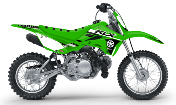 kit déco 110 klx 2010 2026 kawasaki ng originality 2025 motocross decals stickers graphics autocollant adhésifs visuel_Plan de travail 1