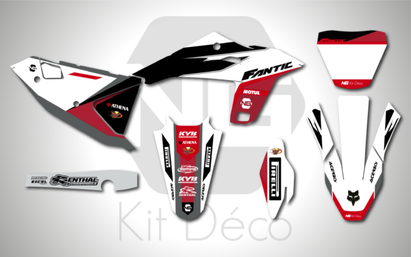 kit déco fantic 125 250 xx 2025 2026 ng motocross comb series mx decals stickers graphics autocollant adhesifs_Plan de travail 1