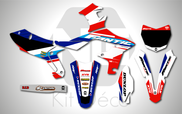 kit déco fantic 250 450 xxf 2021 2022 2023 2024 motocross ng patriot séries mx decals stickers graphics autocollant adhesifs_Plan de travail 1