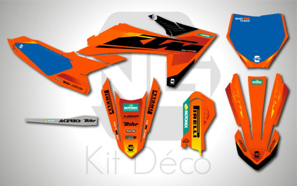 kit déco ktm 65 sx 2024 2025 2026 motocross ng originality 2025 series mx decals stickers graphics autocollant adhesifs_Plan de travail 1