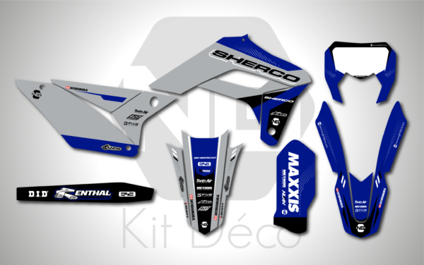 kit déco sherco 125 250 300 350 450 500 se sef 2016 2017 2018 2019 2020 2021 2022 2023 enduro ng bionic séries decals stickers graphics autocollant_Plan de travail 1