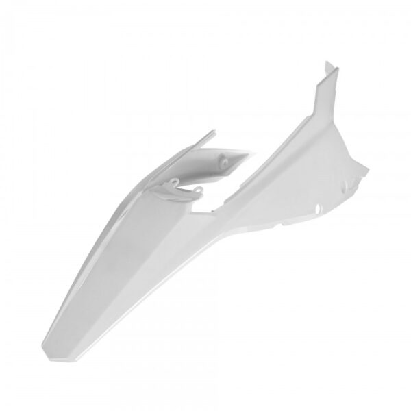 kit plastique beta 125 200 250 300 350 390 430 480 rr x pro 2025 garde boue arrière et plaques latérales polisport blanc