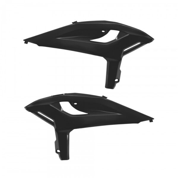 kit plastique beta 125 200 250 300 350 390 430 480 rr x pro 2025 ouie de radiateur polisport noir