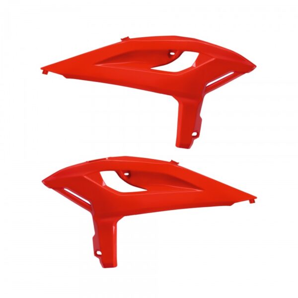 kit plastique beta 125 200 250 300 350 390 430 480 rr x pro 2025 ouie de radiateur polisport rouge