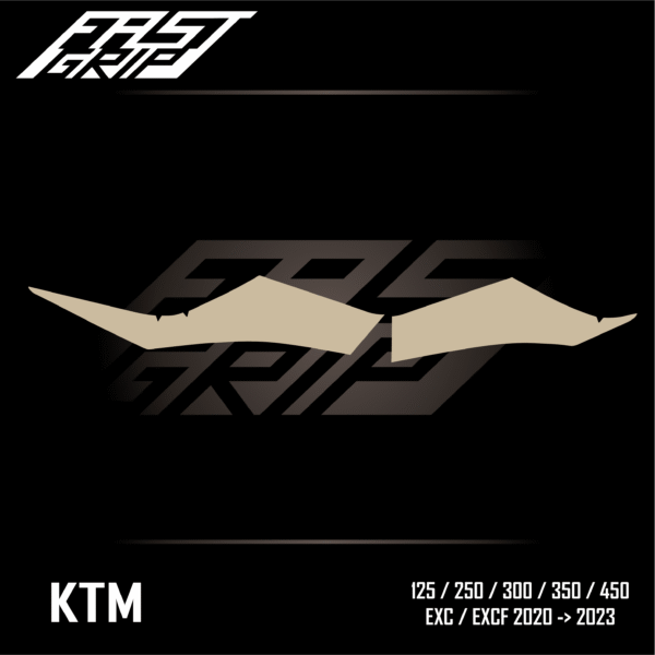 fast grip ktm 125 250 300 350 450 500 exc excf tpi 2020 2021 2022 2023 protections ouies de radiateur full grip-01