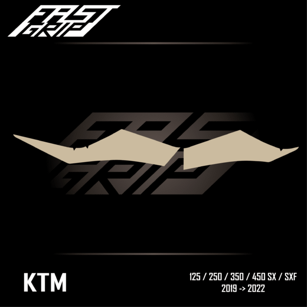 fast grip ktm 125 250 350 450 sx sxf 2019 2020 2021 2022 protection ouies de radiateurs full grip_Plan de travail 1