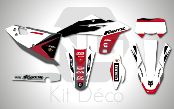 kit déco 125 250 300 xe 2025 2026 fantic enduro ng comb series decals stickers graphics autocollant adhesifs_Plan de travail 1