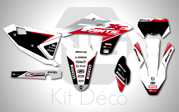 kit déco 125 250 300 xe 2025 2026 fantic enduro ng expert séries decals stickers graphics autocollant adhesifs_Plan de travail 1