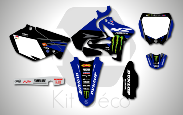 kit déco 125 250 yz 2002 2014 yamaha motocross ng factory 2025 mx decals stickers graphics autocollant adhesifs_Plan de travail 1