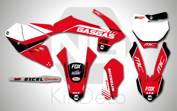 kit déco gasgas 65 mc 2021 2022 2023 motocross ng push mx decals stickers graphics autocollant adhesifs_Plan de travail 1