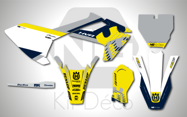 kit déco husqvarna 65 tc 2017 2018 2019 2020 2021 2022 2023 ng motocross cano séries mx decals srickers graphics autocollant adhesifs_Plan de travail 1