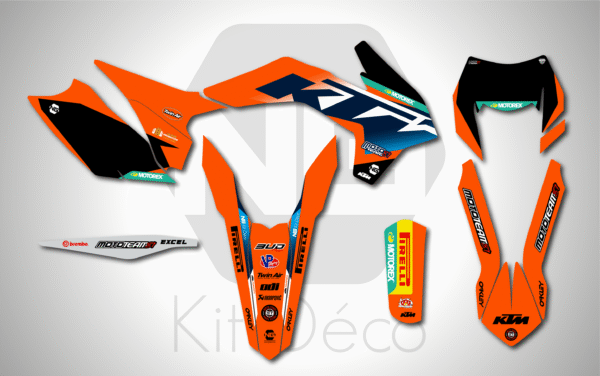 kit déco ng ktm exc excf tpi xcw 125 250 300 350 450 500 2014 2015 2016 enduro mt81 2025 team decals stickers graphics autocollant adhesifs_Plan de travail 1f