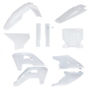 kit plastique husqvarna 125 150 250 300 350 450 tc fc 2025 2026 acerbis complet blanc