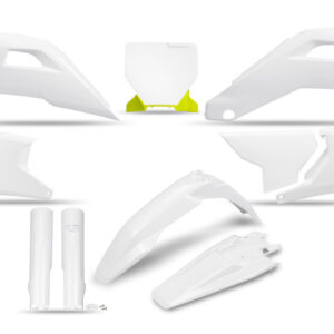 kit plastique husqvarna 125 150 250 300 350 450 tc fc 2025 2026 ufo complet blanc