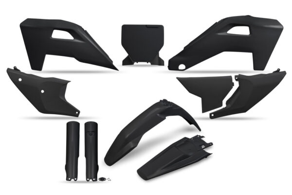kit plastique husqvarna 125 150 250 300 350 450 tc fc 2025 2026 ufo complet noir