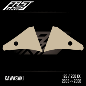 grip protection ouies de radiateur kawasaki 125 250 kx 2003 2004 2005 2006 2007 2008 SOFT fast grip protections motocross_Plan de travail 1