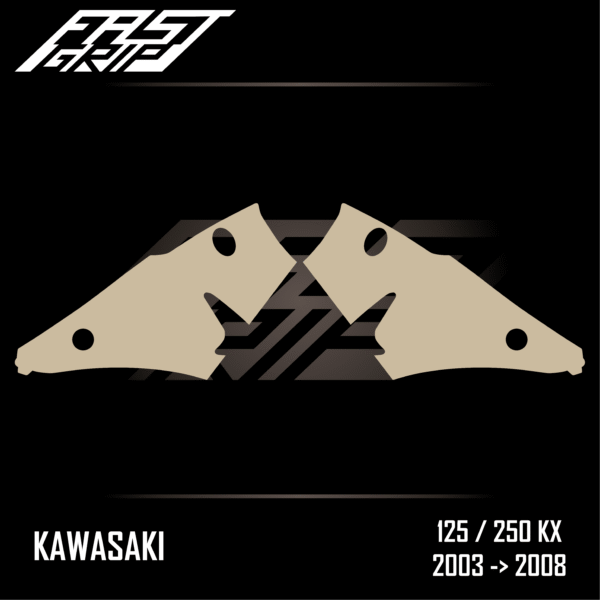 grip protection ouies de radiateur kawasaki 125 250 kx 2003 2004 2005 2006 2007 2008 full fast grip protections motocross_Plan de travail 1