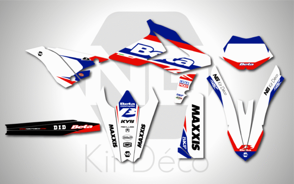 kit déco 125 200 250 300 350 390 430 480 rr 2018 2019 beta enduro ng lab series decals stickers graphics autocollant adhesifs_Plan de travail 1