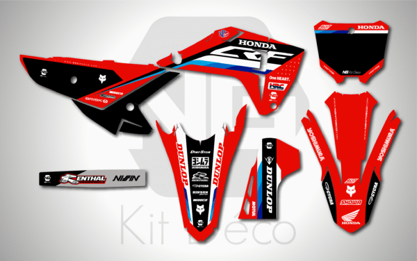 kit déco 250 450 crf 2025 2026 honda motocross ng ced series mx decals graphics stickers autocollant adhesifs_Plan de travail 1