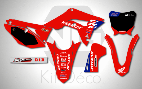kit déco 250 450 crf honda 2017 2018 2019 2020 2021 motocross ng factory 2025 mx decals stickers graphics autocollant adhesifs_Plan de travail 1