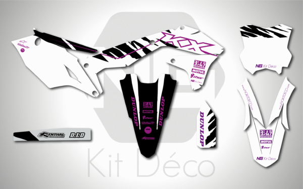 kit déco 450 kxf 2016 2017 2018 kawasaki motocross ng halfback 2 mx decals stickers graphics autocollant adhesifs_Plan de travail 1