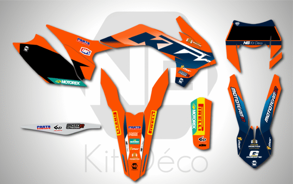 kit déco ng ktm exc excf tpi xcw 125 250 300 350 450 500 2014 2015 2016 enduro vdl motorsports 2025 series decals stickers graphics autocollant adhesifs_Plan de travail 1