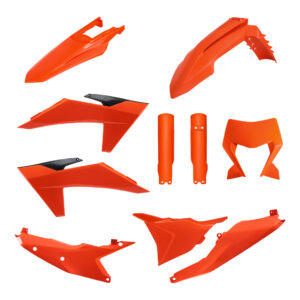 kit plastique ktm exc excf tpi xcw 125 200 250 300 350 450 500 2024 2025 2026 kit complet polisport ornage