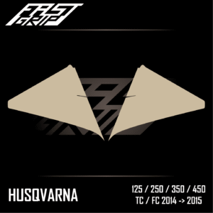 fast grip husqvarna 125 250 350 450 tc fc 2014 2015 protections ouies de radiateur soft grip_Plan de travail 1