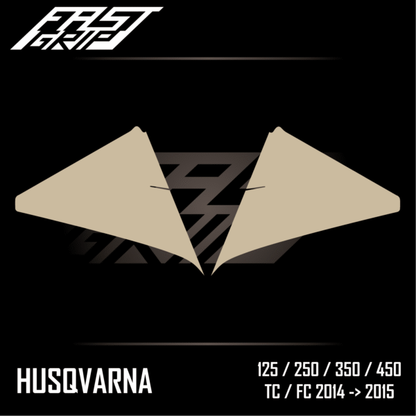 fast grip husqvarna 125 250 350 450 tc fc 2014 2015 protections ouies de radiateur soft grip_Plan de travail 1