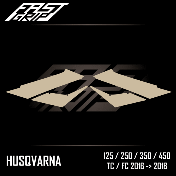 fast grip husqvarna 125 250 350 450 tc fc 2016 2017 2018 protections ouies de radiateur full grip_Plan de travail 1