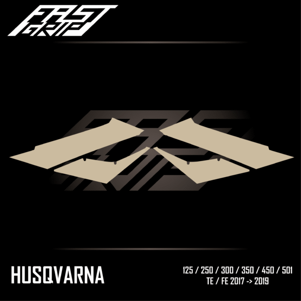 fast grip husqvarna 125 250 350 450 te fe 2017 2018 2019 protections ouies de radiateur full grip_Plan de travail 1