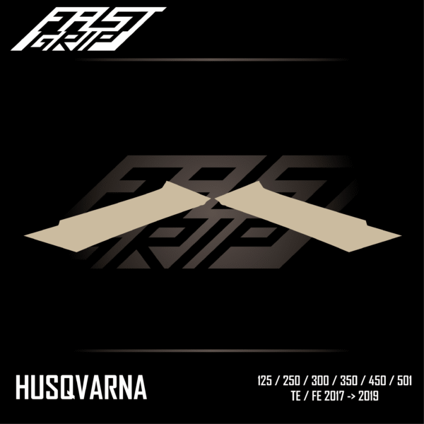 fast grip husqvarna 125 250 350 450 te fe 2017 2018 2019 protections ouies de radiateur soft grip_Plan de travail 1