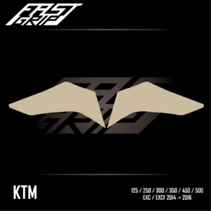 fast grip ktm 125 250 300 350 450 500 exc excf tpi 2014 2015 2016 protections ouies de radiateur soft grip-01