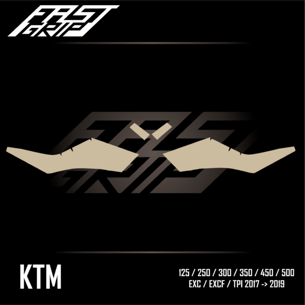 fast grip ktm 125 250 300 350 450 500 exc excf tpi 2017 2018 2019 protections ouies de radiateur full grip-01