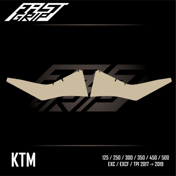 fast grip ktm 125 250 300 350 450 500 exc excf tpi 2017 2018 2019 protections ouies de radiateur soft grip-01
