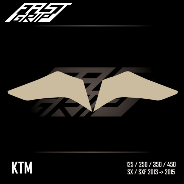 fast grip ktm 125 250 350 450 sx sxf 2013 2014 2015 protections ouies de radiateur soft grip_Plan de travail 1