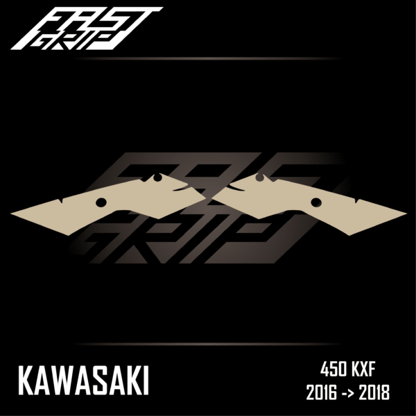 grip protection ouies de radiateur kawasaki 450 kxf 2016 2017 2018 full fast grip motocross_Plan de travail 1