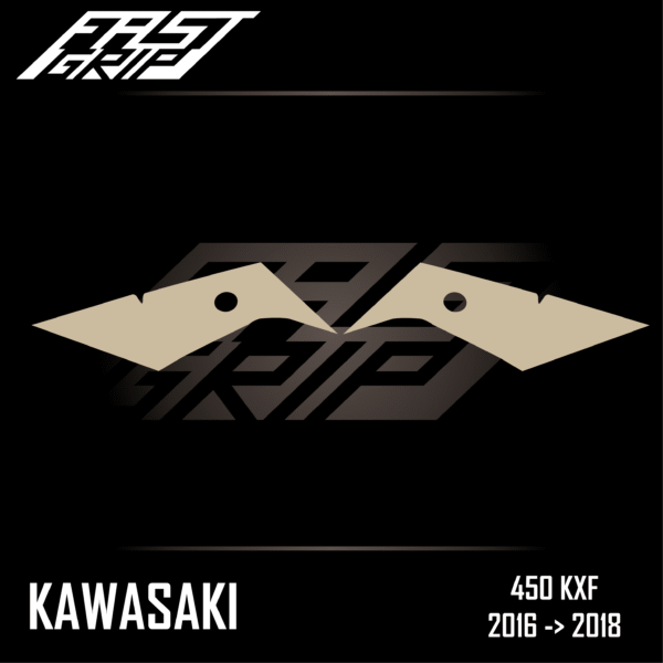 grip protection ouies de radiateur kawasaki 450 kxf 2016 2017 2018 soft fast grip motocross_Plan de travail 1