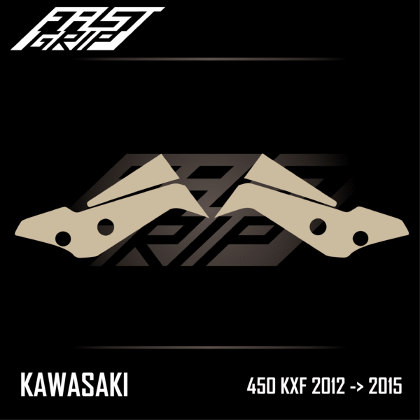 grip protections ouie de radiateur kawasaki 250 450 kxf 2012 2013 2014 2015 2016 soft fast grip motocross_Plan de travail 1