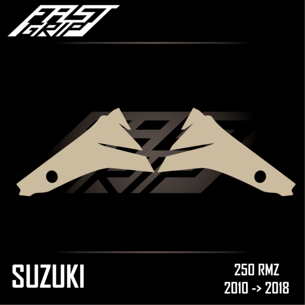 grip protections ouies de radiateur suzuki 250 rmz 2010 2018 soft fast grip motocross_Plan de travail 1