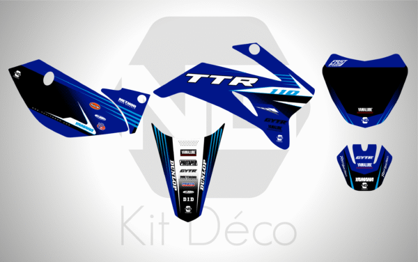 kit déco 110 ttr yamaha motocross pit bike ng origine 2025 mx decals stickers graphics autocollant adhesifs_Plan de travail 1